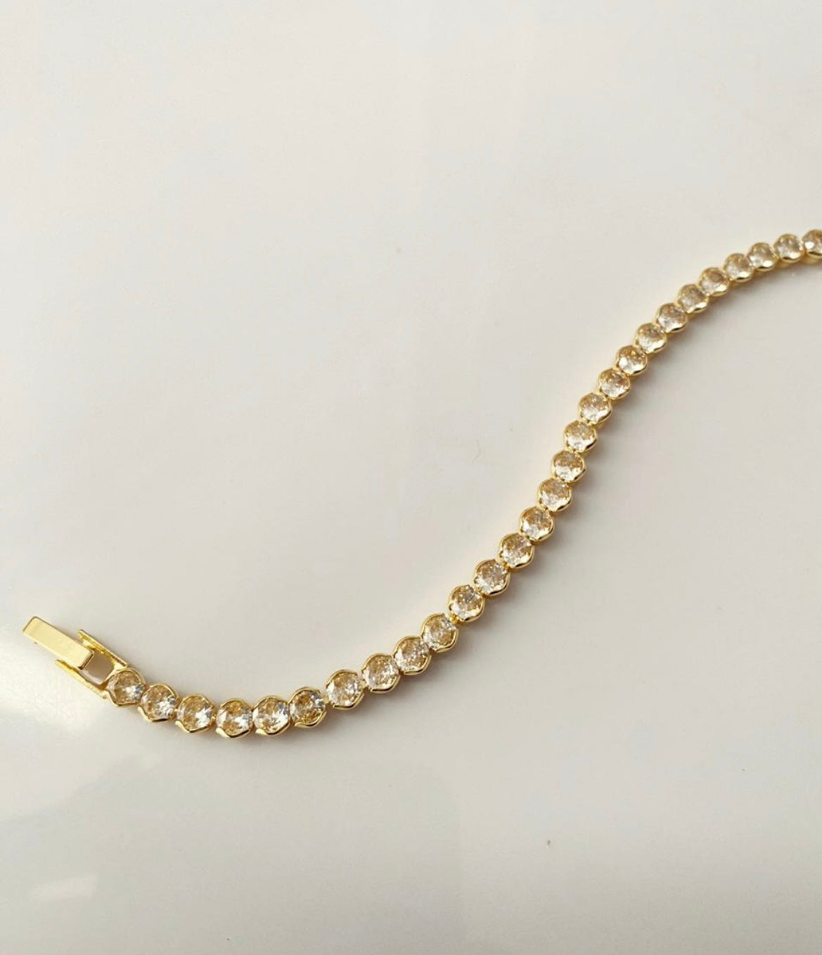 Gold Luxe Tennis Bracelet