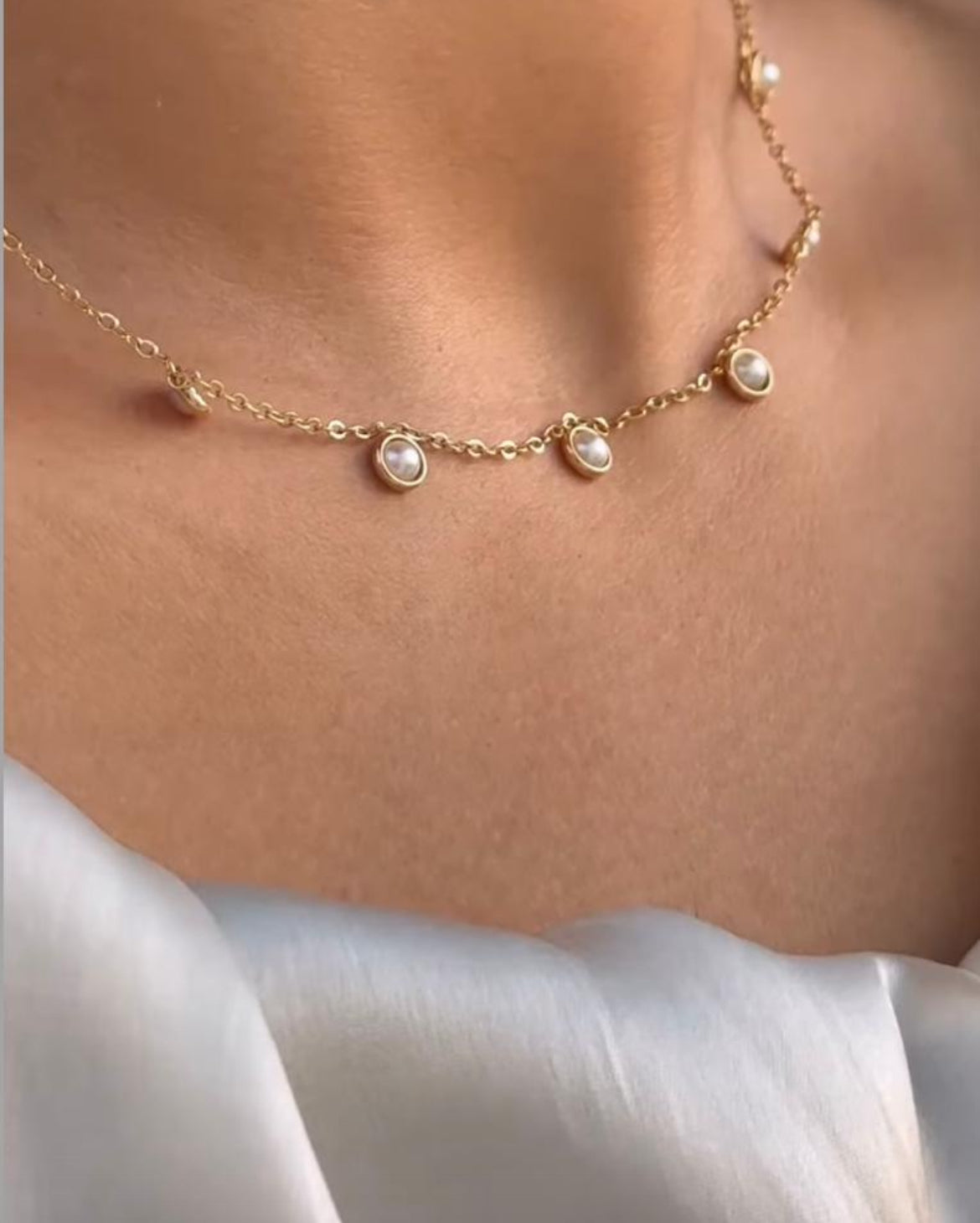 Tide and Pearl Necklace