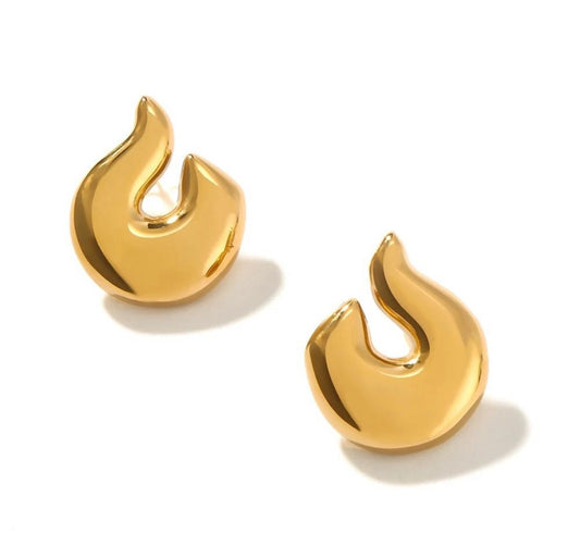 Arc Flame Stud Earrings