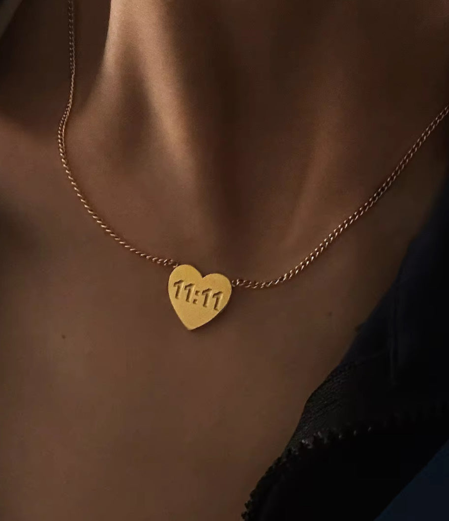 Engraved 11:11 Necklace