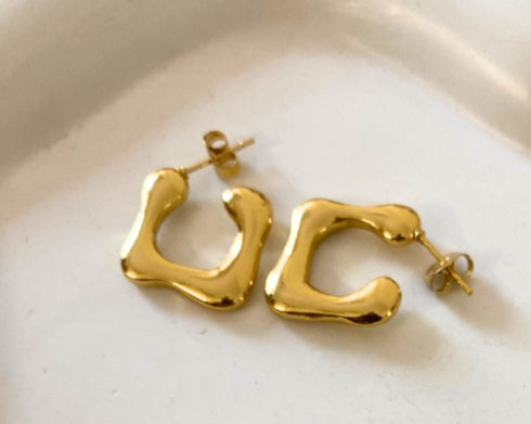 Twist Rectangle Earrings