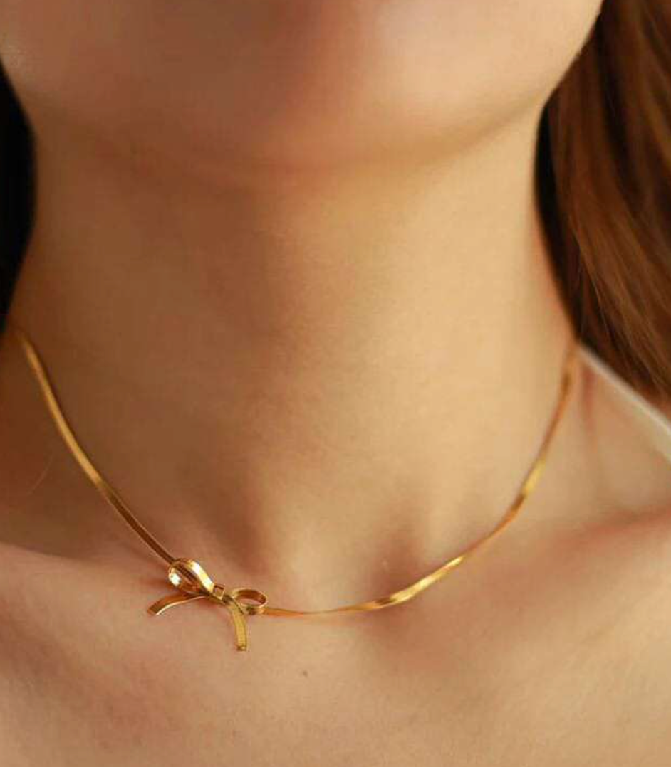 Bow Choker Necklace