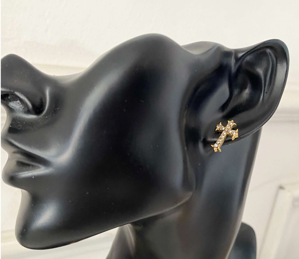 Cross Grace Stud Earrings