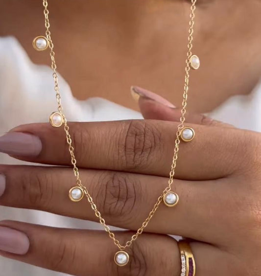 Tide and Pearl Necklace