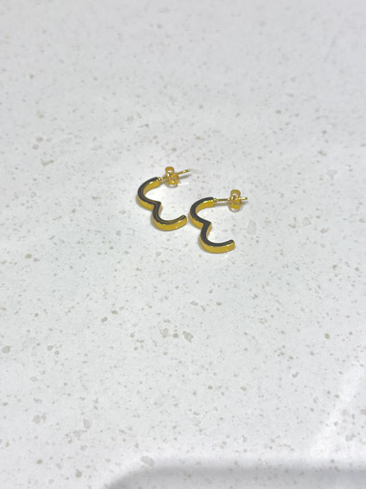 Serif Swirl Hoops