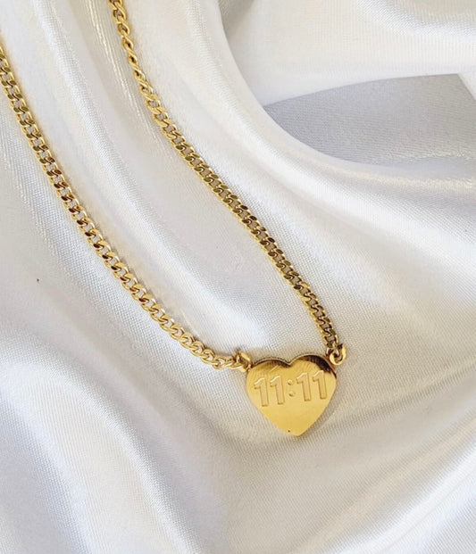 Engraved 11:11 Necklace