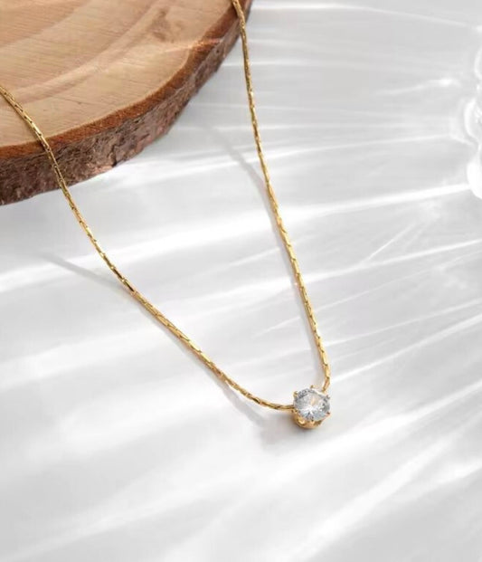 Solo Solitaire Necklace