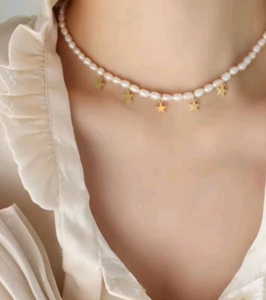 Pearl Charm Necklace