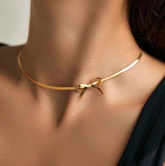 Bow Choker Necklace