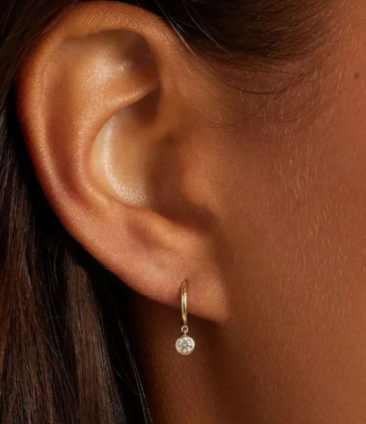 Halo Drop Earring