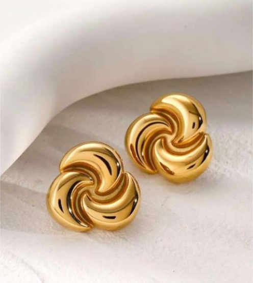 Molten Twist Studs