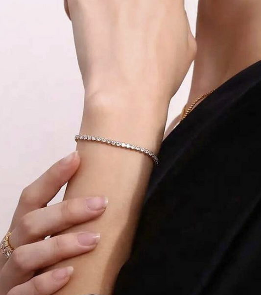 Silver Tennis Bracelet