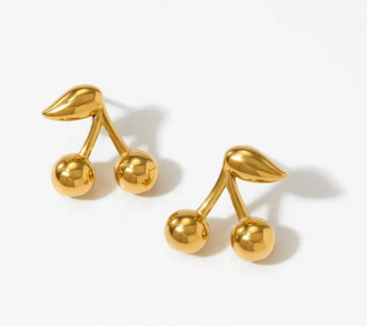 Cherry Stud Earrings