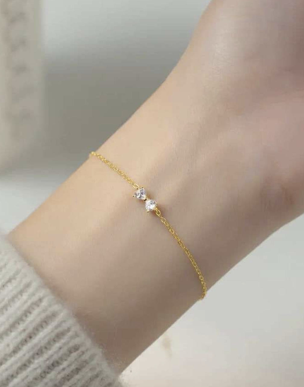 Crystal Knot Bow Bracelet