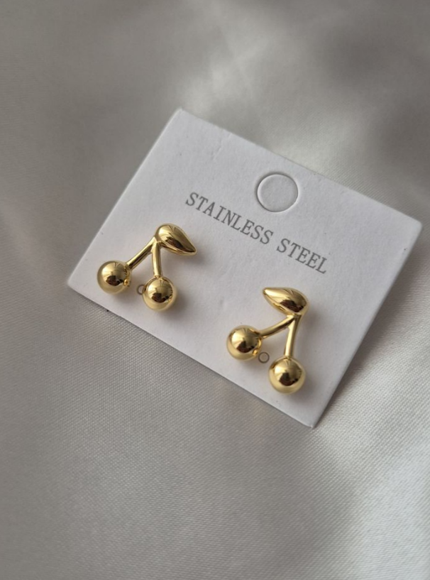 Cherry Stud Earrings